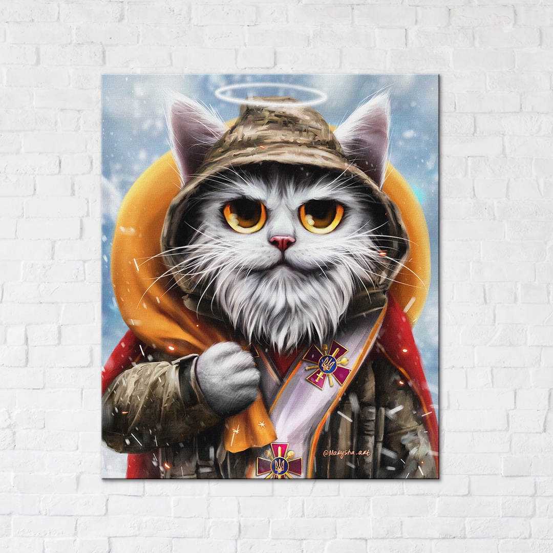 Котик Святий Миколай ©Маріанна Пащук CN5331M