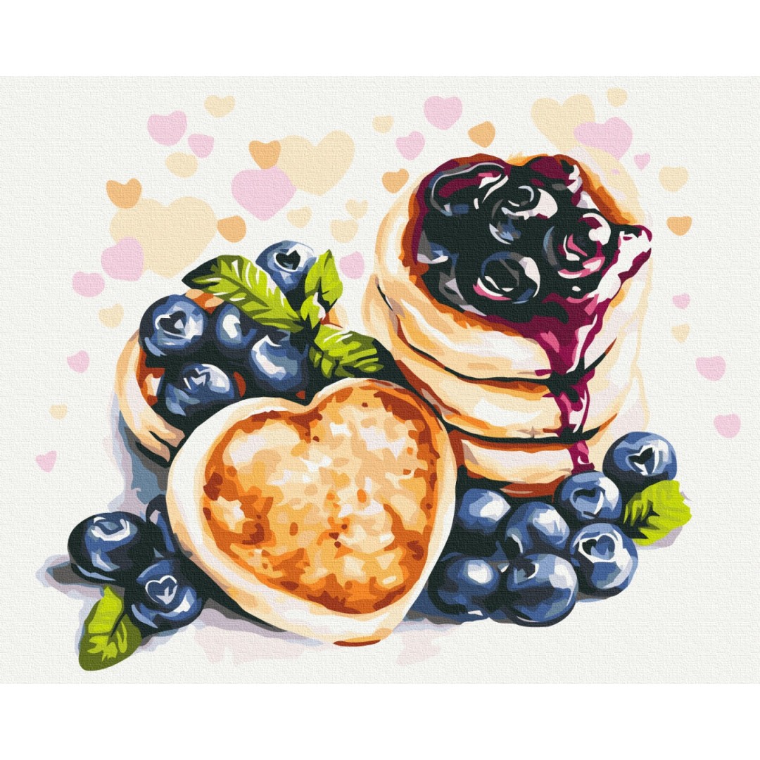 Картина за номерами Сирники з лохиною © Anna Kulyk BS53590