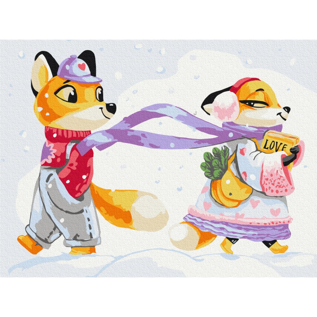 Картина за номерами Руденька Любов © Kateryna Branchukova KBS0137