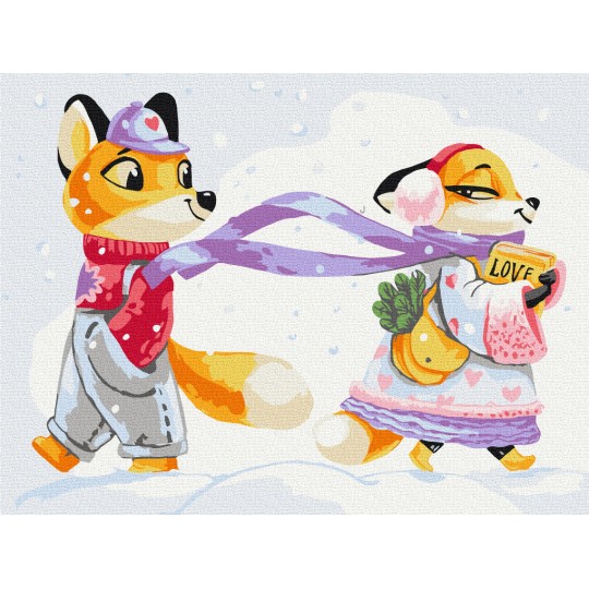 Картина за номерами Руденька Любов © Kateryna Branchukova KBS0137