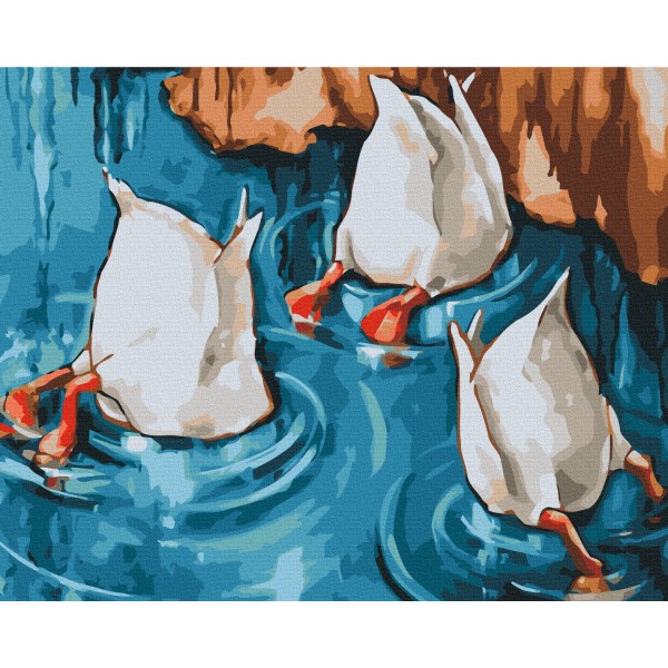 Картина за номерами Гусячі лапки © ANNART BS53875