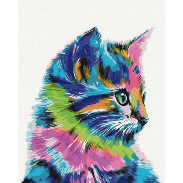 Котик у фарбі