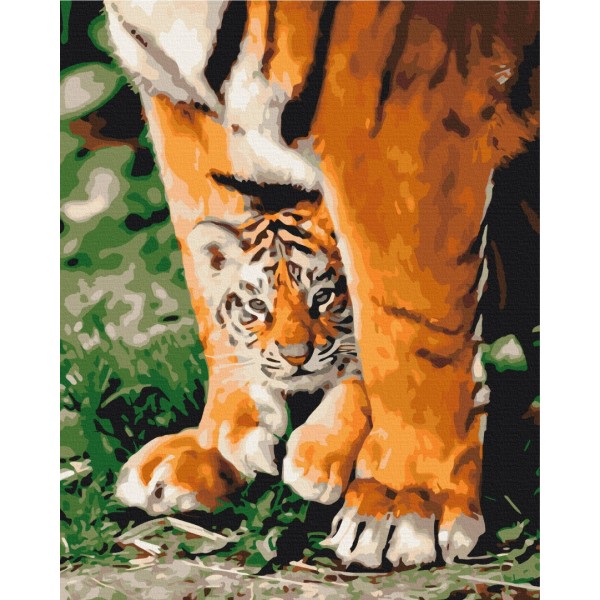 Тигреня в могутніх лапах Тигреня в могутніх лапах