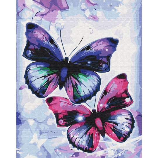 Картина за номерами Блискучі метелики BS51407
