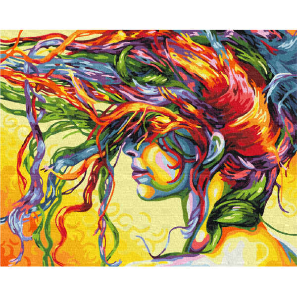 Картина по номерам Девушка. Арт BS28421