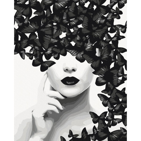 Картина за номерами Загадка метеликів BS52163