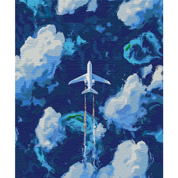 Картина по номерам Над облаками BS51534