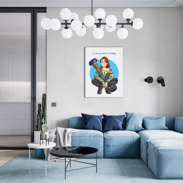 Картина на холсте Отважный Николаев © Захарова Наталья