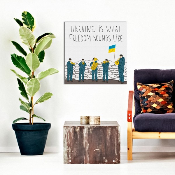 Картина на холсте Музыка свободы © Алена Жук