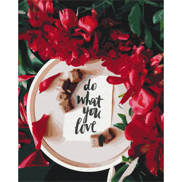 Картина по номерам Все что ты любишь BS52035