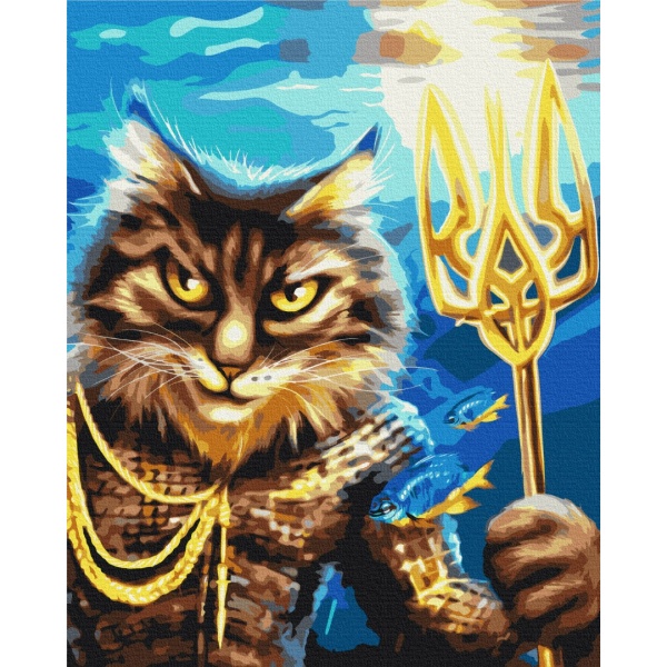Преміум картина за номерами Котик український Нептун ©Маріанна Пащук PBS53123