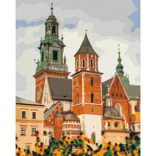 Картина за номерами Вавельський замок в Кракові BS53431L
