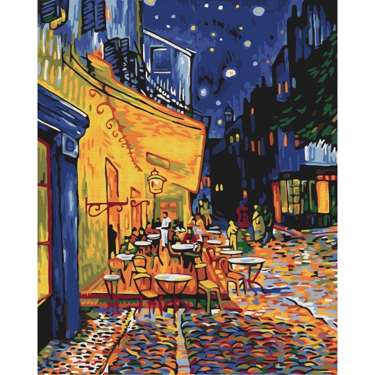 Картина по номерам Ночное кафе в Арле. Ван Гог