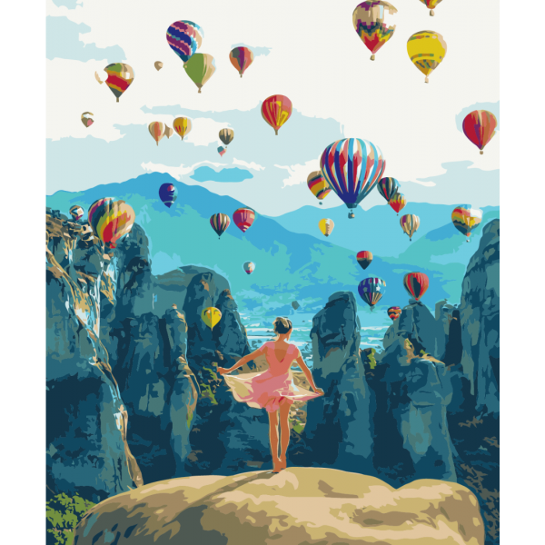Картина по номерам Воздушные мечты BS34846
