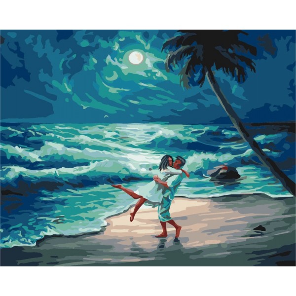 Картина за номерами На березі океану BS23713