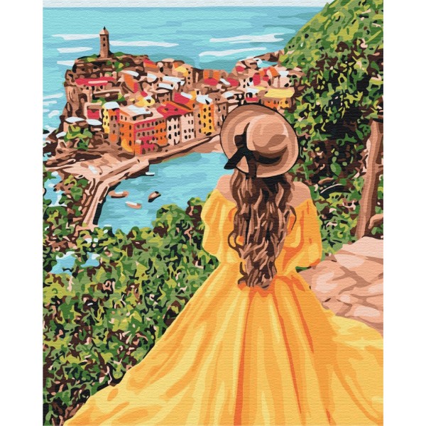 Картина за номерами Портове містечко BS51585