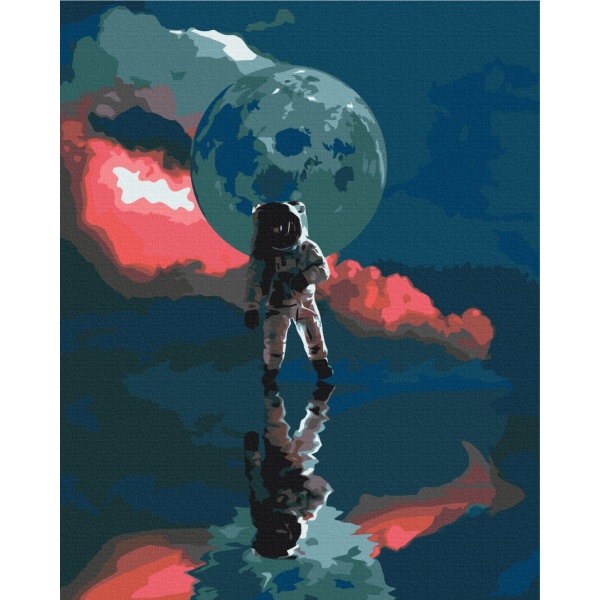 Картина за номерами День на місяці BS51942