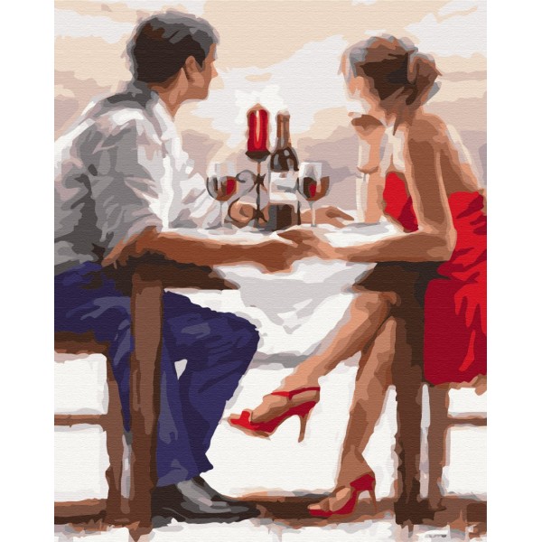 Картина по номерам Свидание BS8000