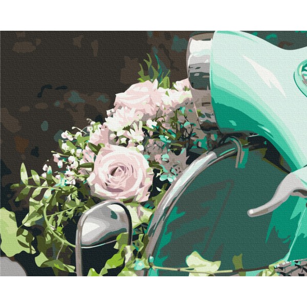 Картина за номерами Квіткова поїздка BS52546