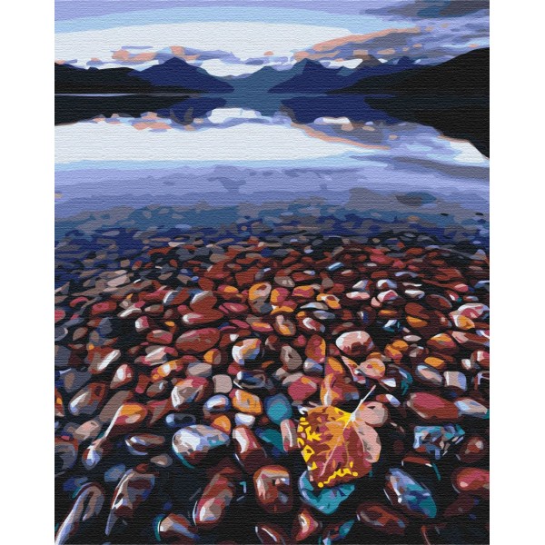 Картина по номерам Каменный берег BS3843