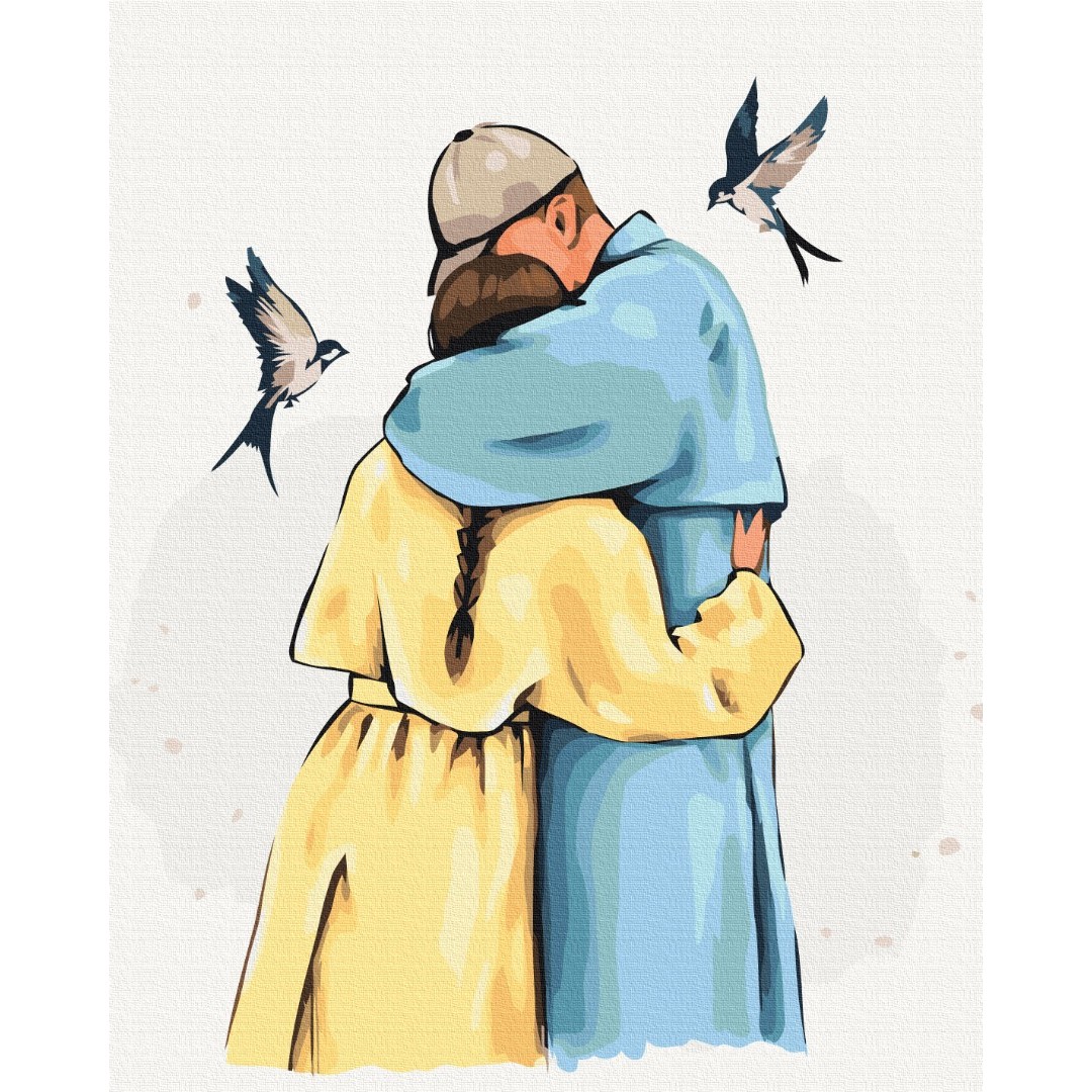 Картина за номерами Міцні обійми ©Alla Berezovska BS53453