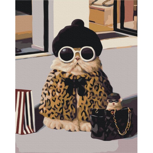 Картина за номерами Шопінг терапія ©Lucia Heffernan BS53503