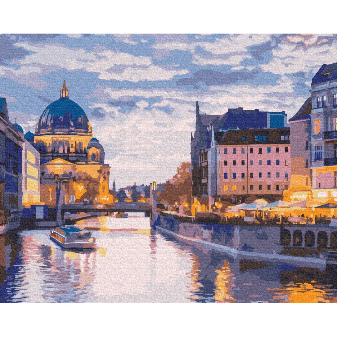 Картина за номерами Канали старого міста BS52571L Картина за номерами Канали старого міста BS52571L