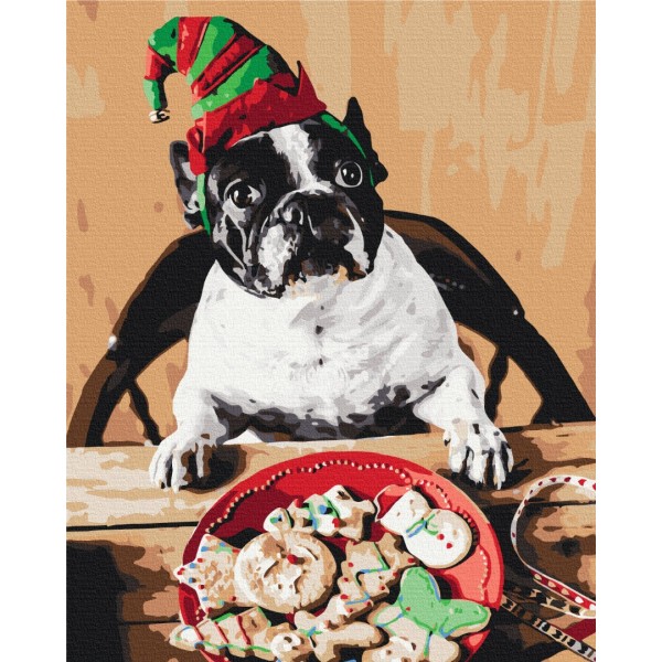 Мопс помічник Санти