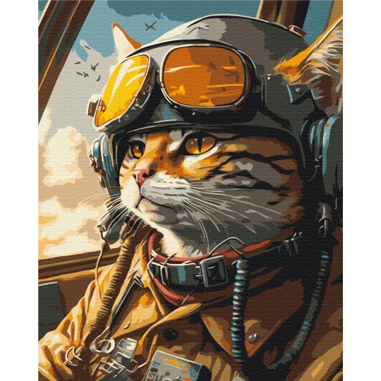 Котик на захисті неба © Маріанна Пащук