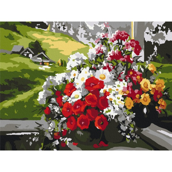 Букети на вікні