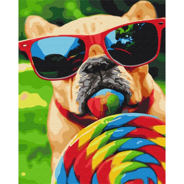 Картина за номерами Літній песик BS28854