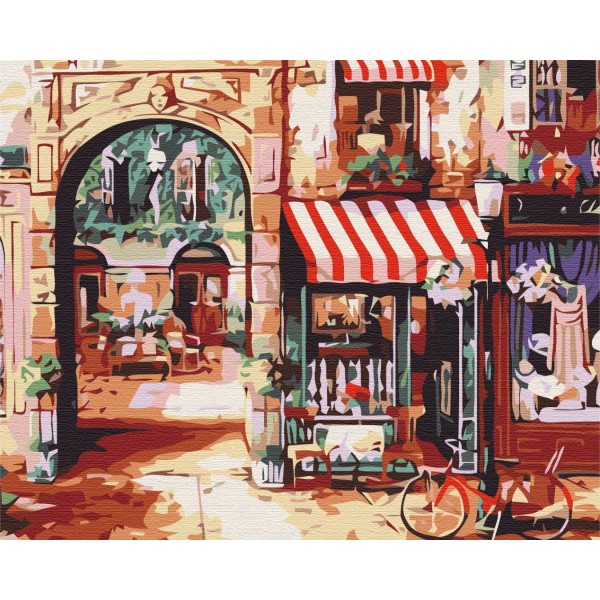 Картина за номерами Паризька вулиця BS7254