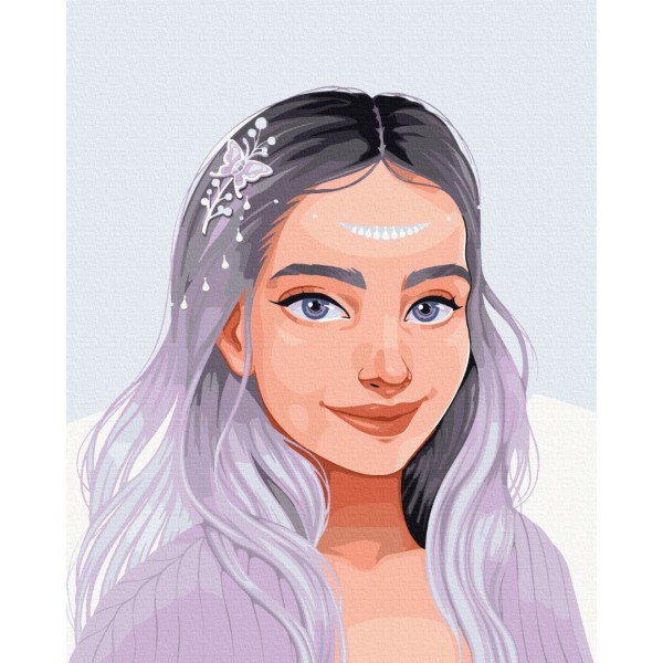 Картина за номерами Фіолет Арт BS52471