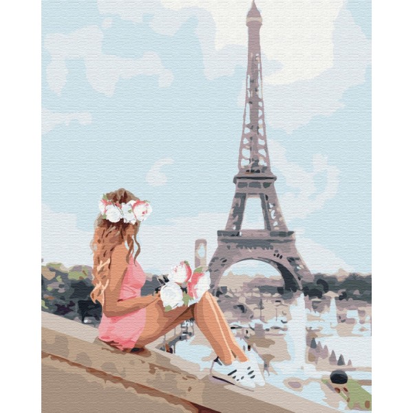 Картина за номерами Літом в Парижі BS36130