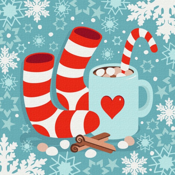 Картина за номерами Нумо зимувати BS52771