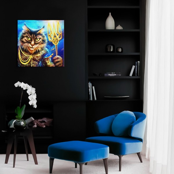 Картина на полотні Котик український Нептун © Маріанна Пащук