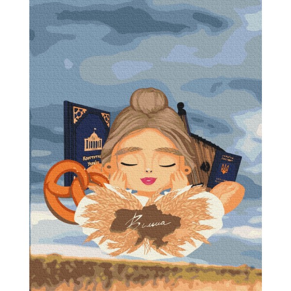 Картина за номерами Символи свободи ©Лілі Демачкович BS53285 Картина за номерами Символи свободи ©Лілі Демачкович BS53285