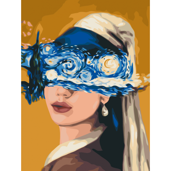 Картина за номерами Погляд в зоряну ніч RBS51480