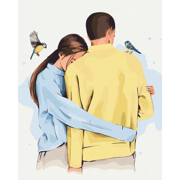 Картина за номерами В твоїх обіймах ©Alla Berezovska BS53452 Картина за номерами В твоїх обіймах ©Alla Berezovska BS53452