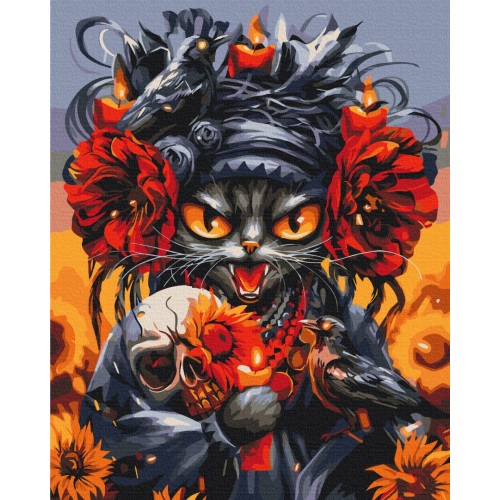 Картина за номерами Киця Помста © Маріанна Пащук BS53829