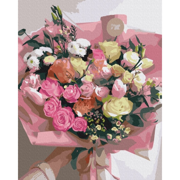 Преміум картина за номерами Букет для найдорожчої PBS37529
