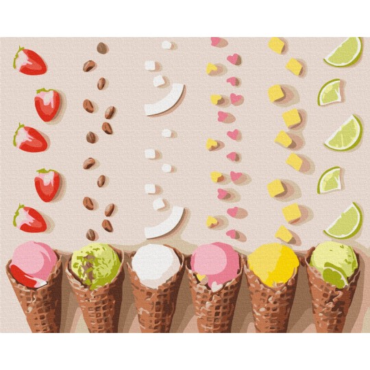 Кольорове морозиво ©Halyna Vitiuk