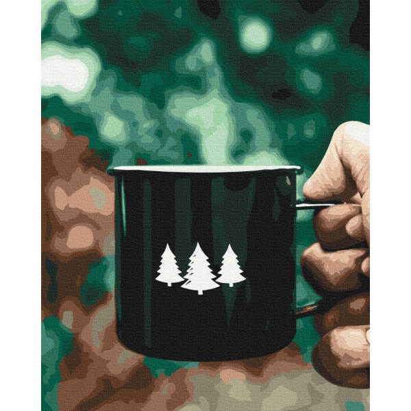 Картина за номерами Ялинковий чай BS52491