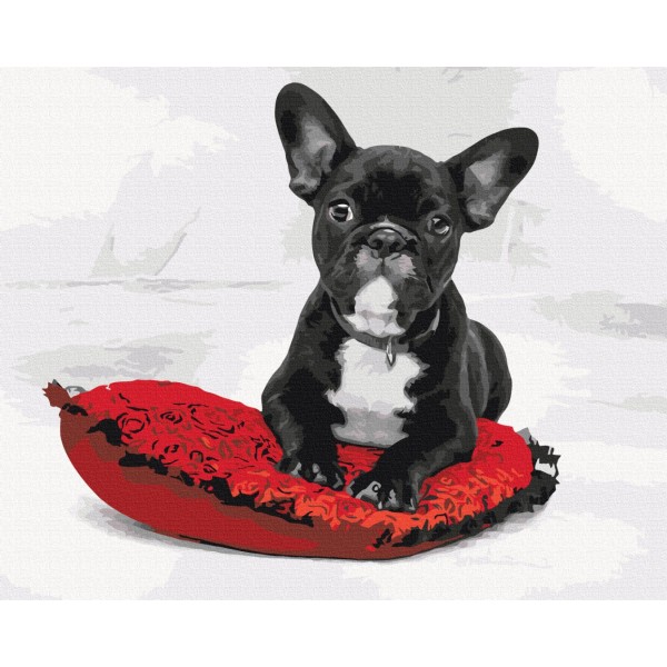 Картина по номерам Моя любимая собачка BS51842