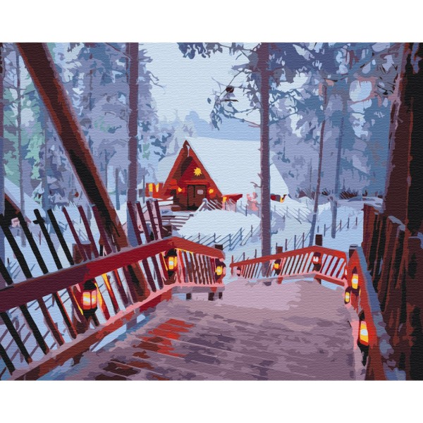 Картина по номерам Зимний уют BS52773