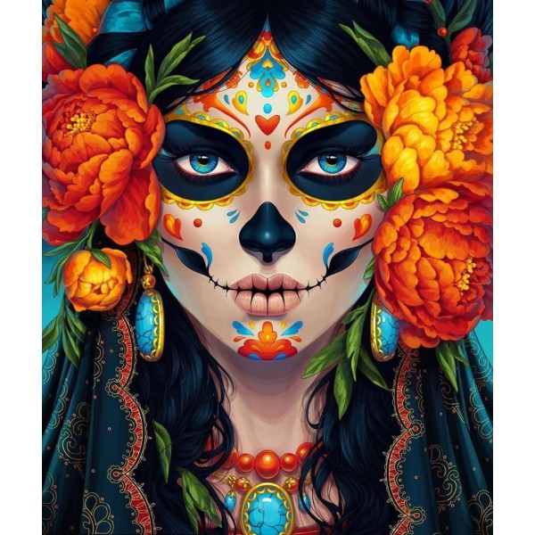 Картина за номерами Мексика в її очах PBS52270