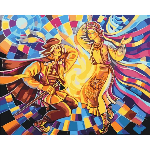 Картина по номерам Коломыйка © Олег Лобурак BS53316