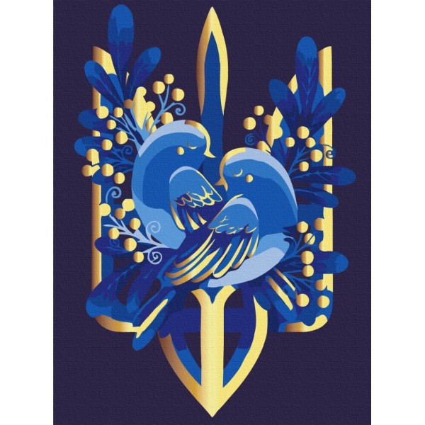 Картина по номерам Крылатый герб RBS1007