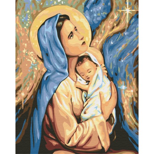 Преміум картина за номерами Марія і Ісус PBS24165