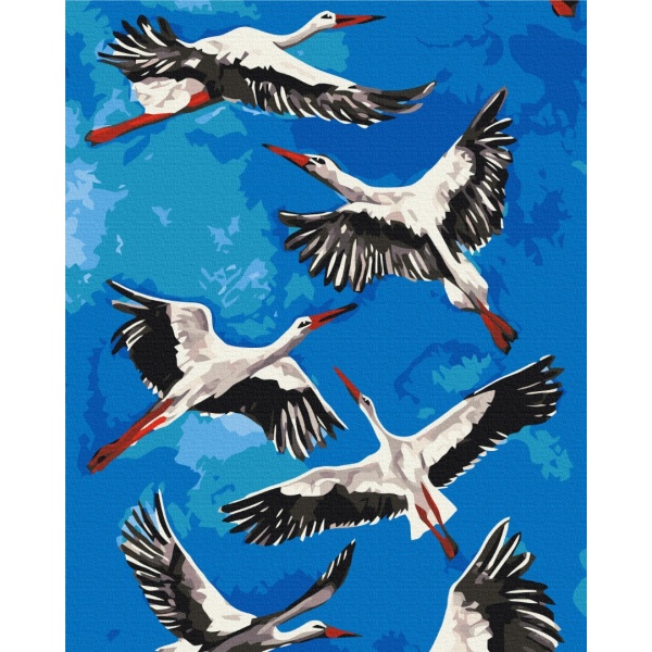 Картина за номерами Лелеки © Каріна Зіміна BS53770
